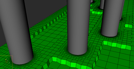 boundary layers meshed by CF-MESH+