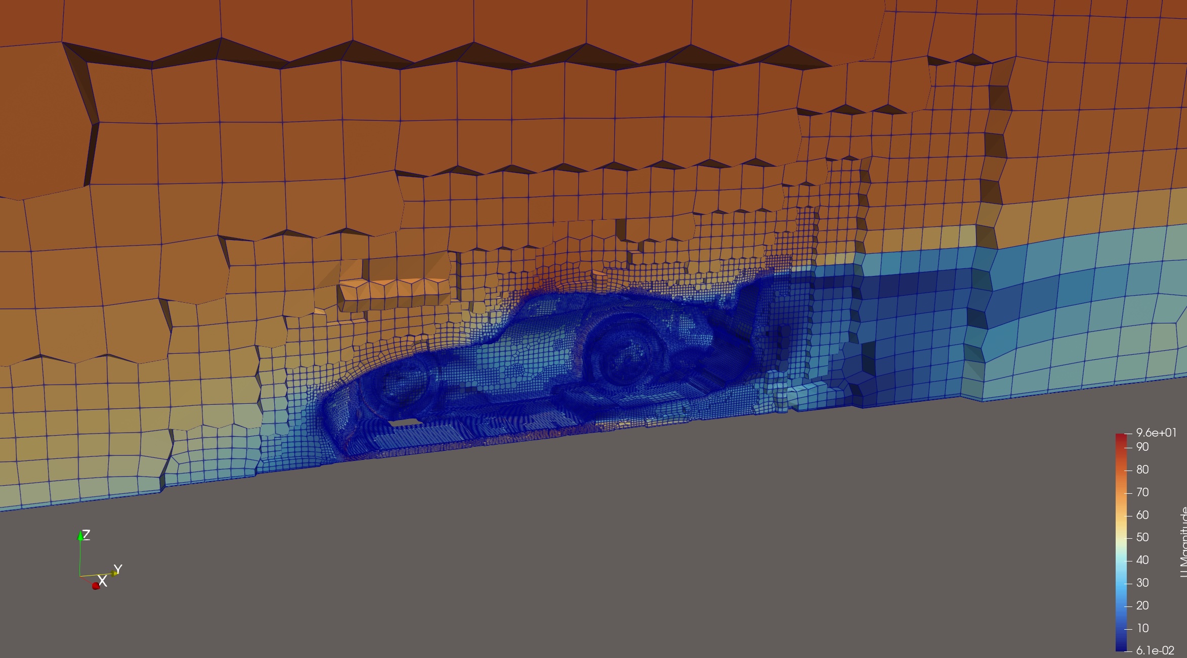 adaptive mesh refinement with CF-MESH+